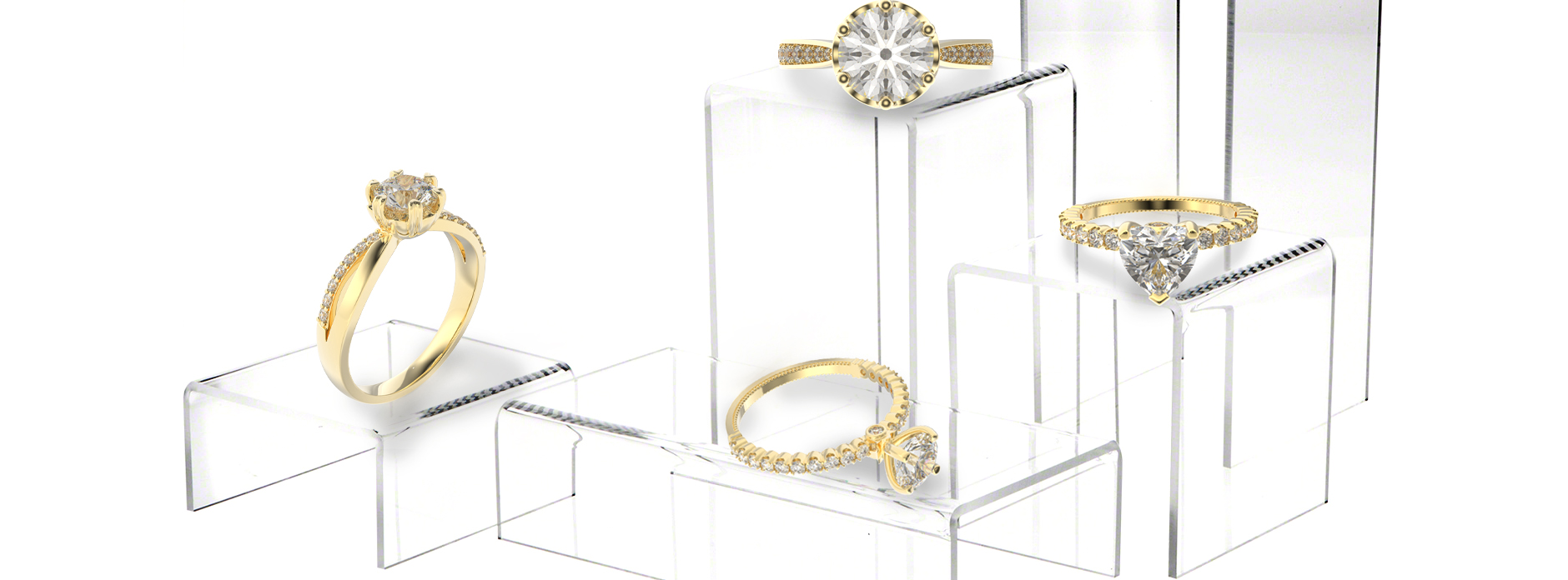 Nhẫn Kim Cương Moissanite