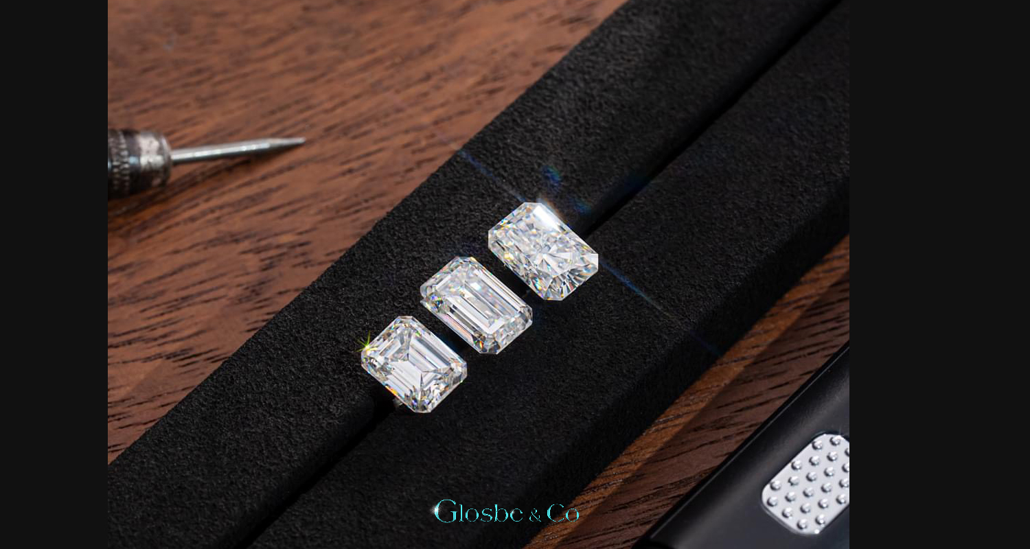 Moissanite Emeral White