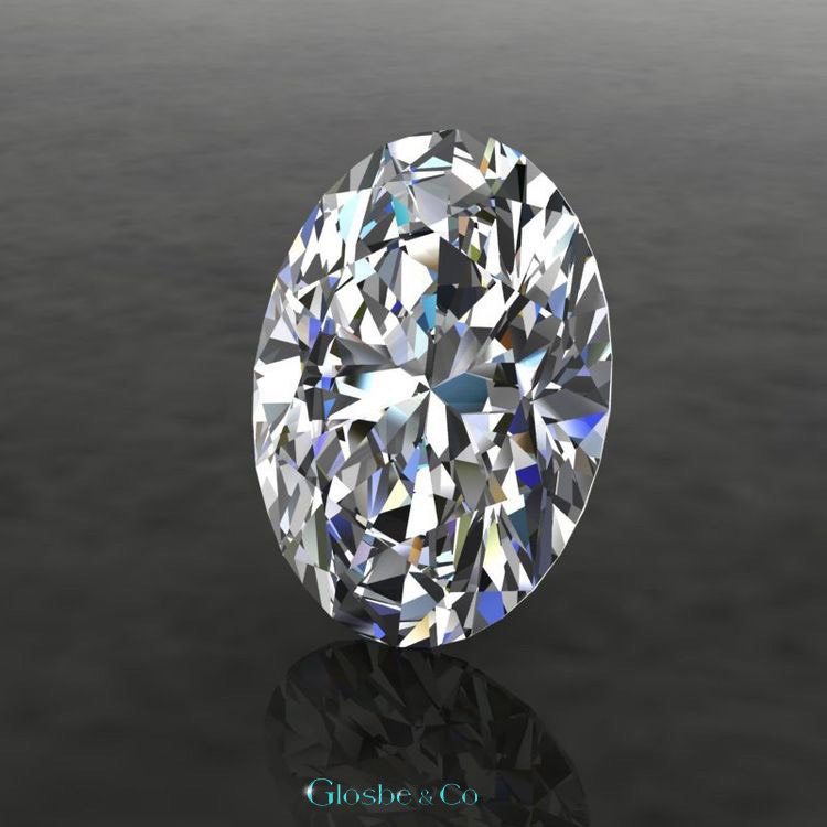 Moissanite Oval White