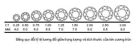 1 carat nặng bao nhiêu