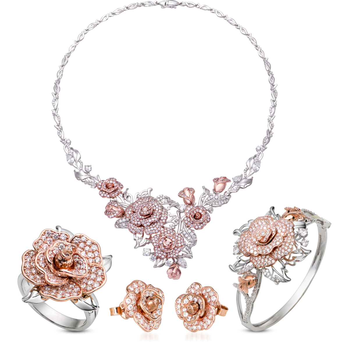 Bộ trang sức kim cương đẹp