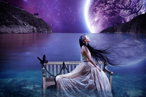 Hình ảnh cung Xử Nữ và mặt trăng