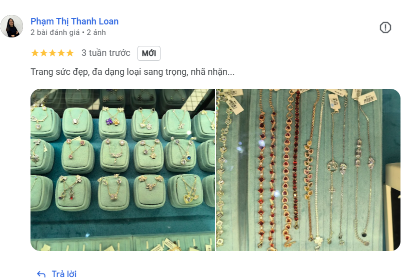 Khách hàng trải nghiệm mua sắm tại Glosbe