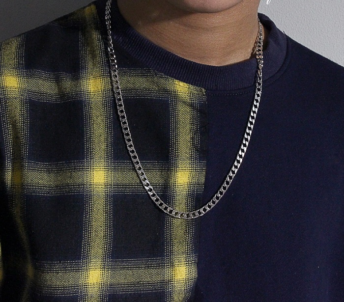 Đơn giản và mạnh mẽ với dây chuyền bạc nam Italy