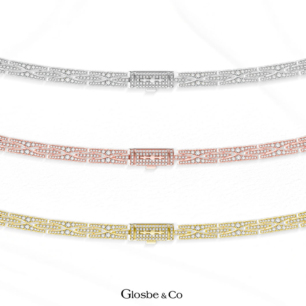 Dây Chuyền Vàng 18k Tennis Diamond