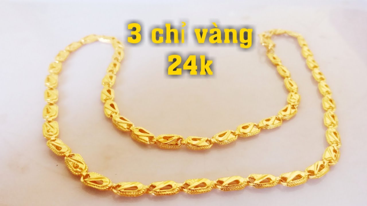 Dây chuyền vàng nam 3 chỉ