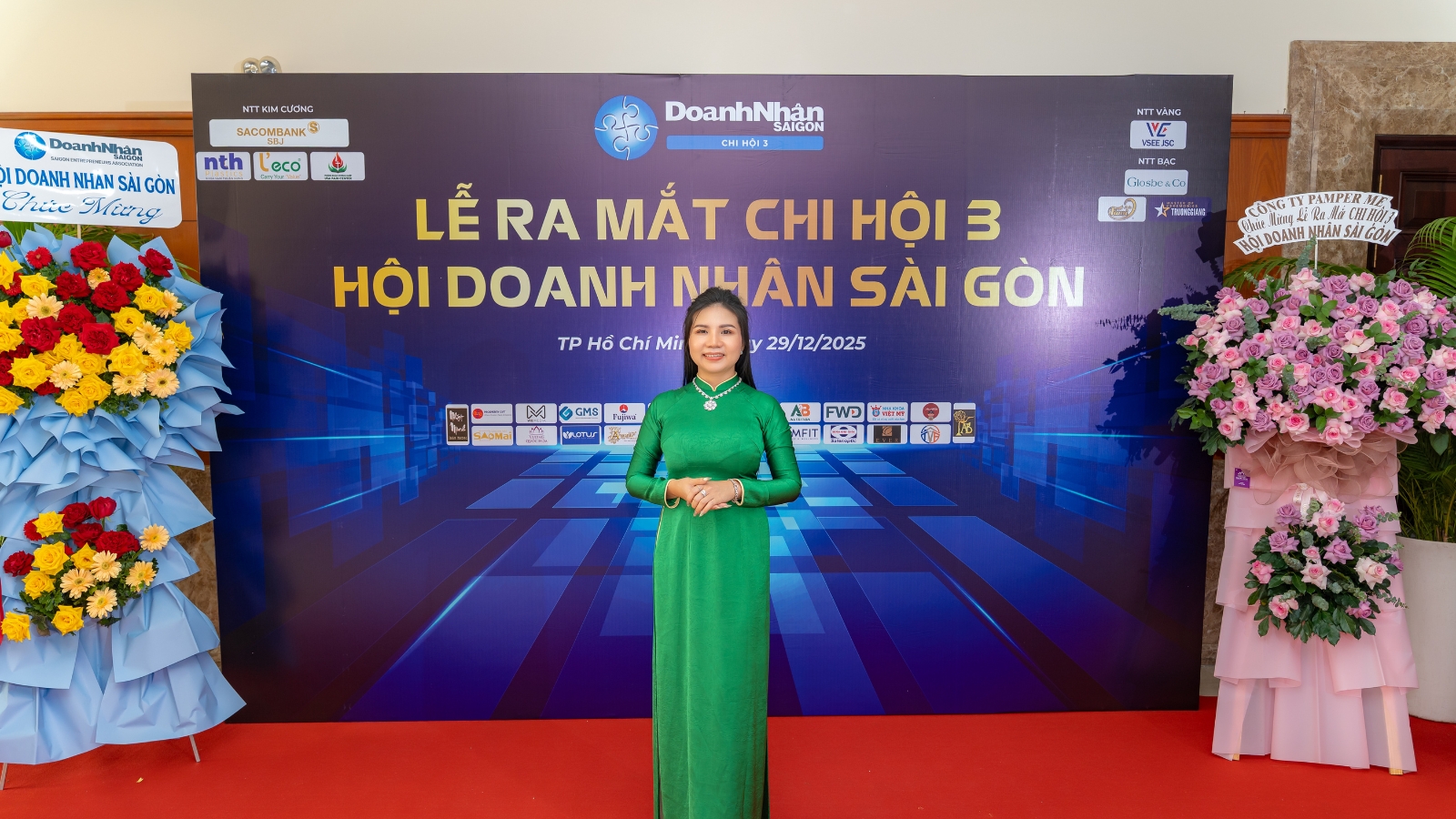 Trang sức Glosbe & Co tại Hội Doanh Nhân Sài Gòn - Chi Hội 3