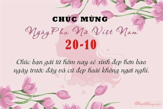 Lời chúc 20/10