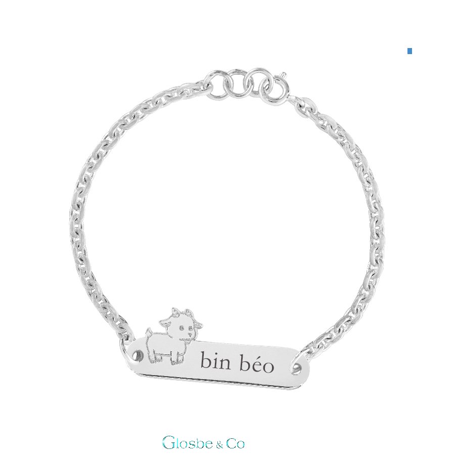 Lắc tay bạc cho bé gái