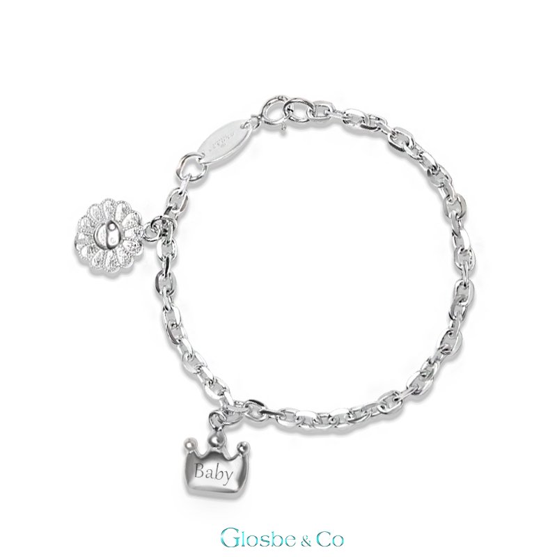 Lắc tay bạc cho bé trai