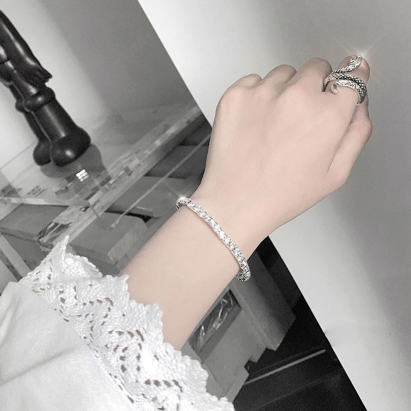 Lắc Tay Bạc Nữ Tennis