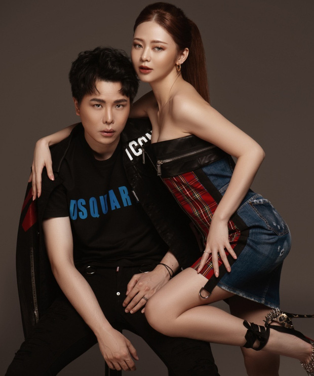 Liz Kim Cương chụp hình cùng Trịnh Thăng Bình