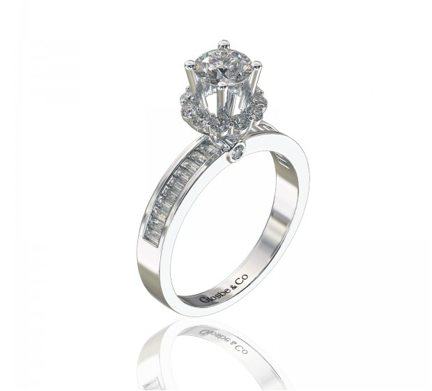 Nhẫn cầu hôn Minimalist Chic