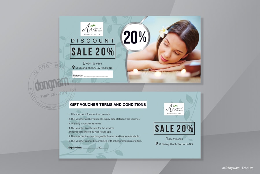 Quà tặng Valentine ý nghĩa vé khuyến mãi spa