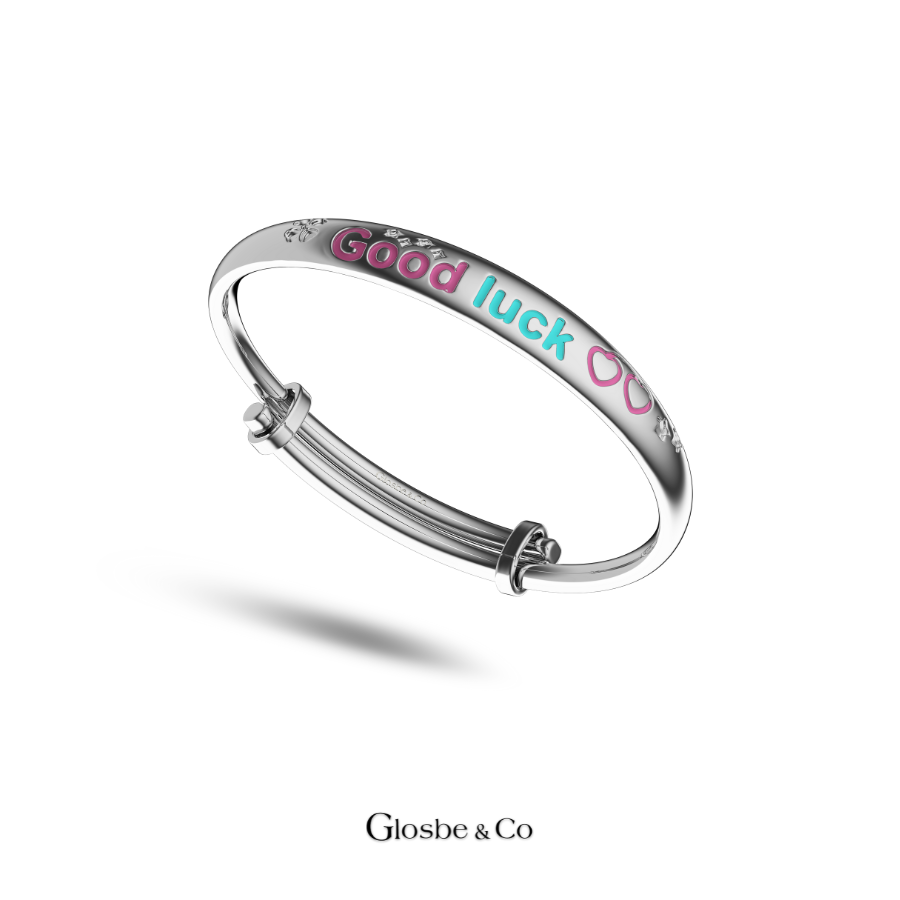 Vòng Bạc Cho Bé - Bạc Nguyên Chất Good Luck Bé Yêu