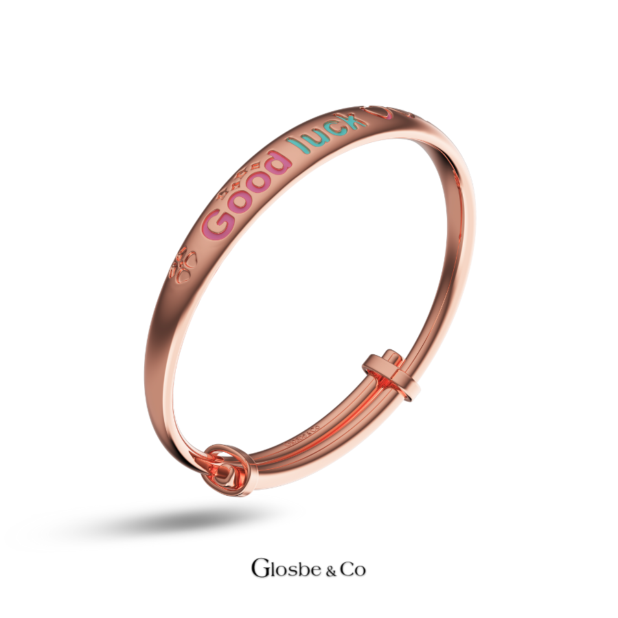 Vòng Bạc Cho Bé - Bạc Nguyên Chất Good Luck Bé Yêu