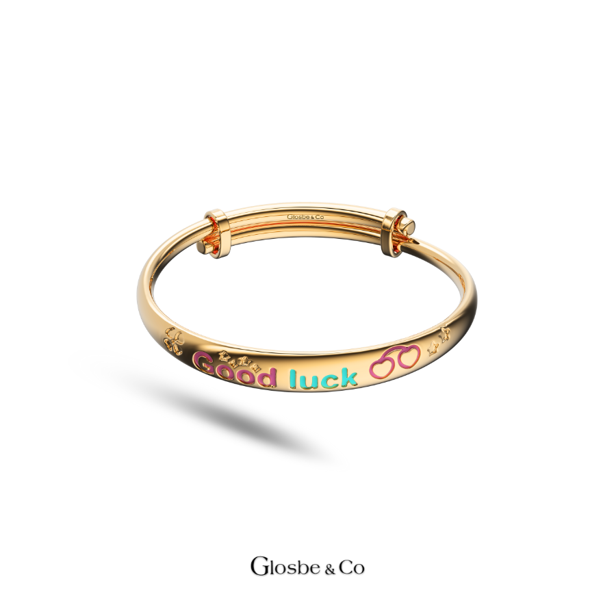 Vòng Bạc Cho Bé - Bạc Nguyên Chất Good Luck Bé Yêu