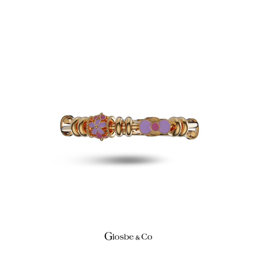 Vòng Bạc Cho Bé - Bạc Nguyên Chất Hoa Nơ Xinh Xắn