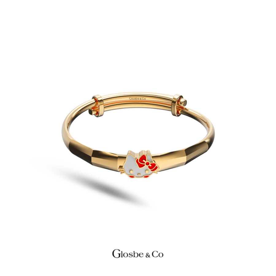 Vòng Bạc Nguyên Chất Hello Kitty Dễ Thương Cho Bé