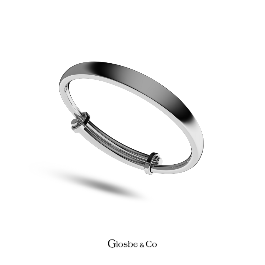 Vòng Bạc Tròn Nguyên Chất Cho Bé