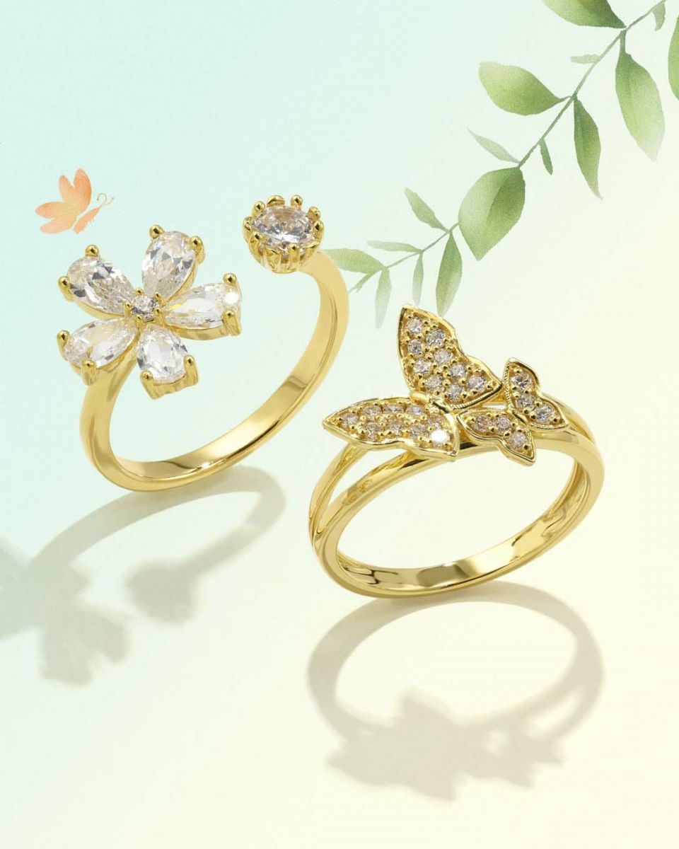 Bộ trang sức vàng 18k