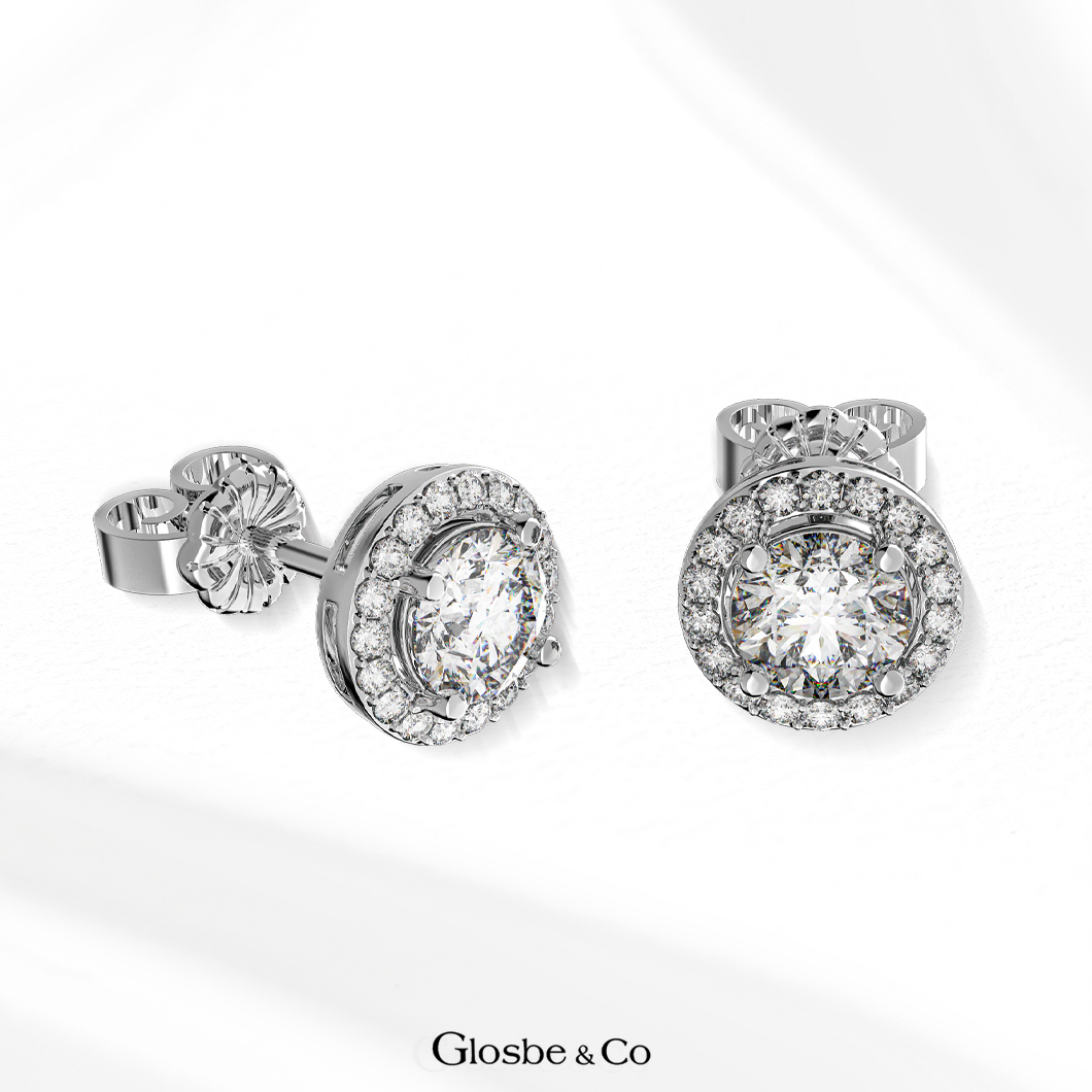 Bông tai vàng trắng