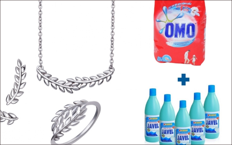 Cách làm trắng sáng bạc bằng nước Javen và bột giặc