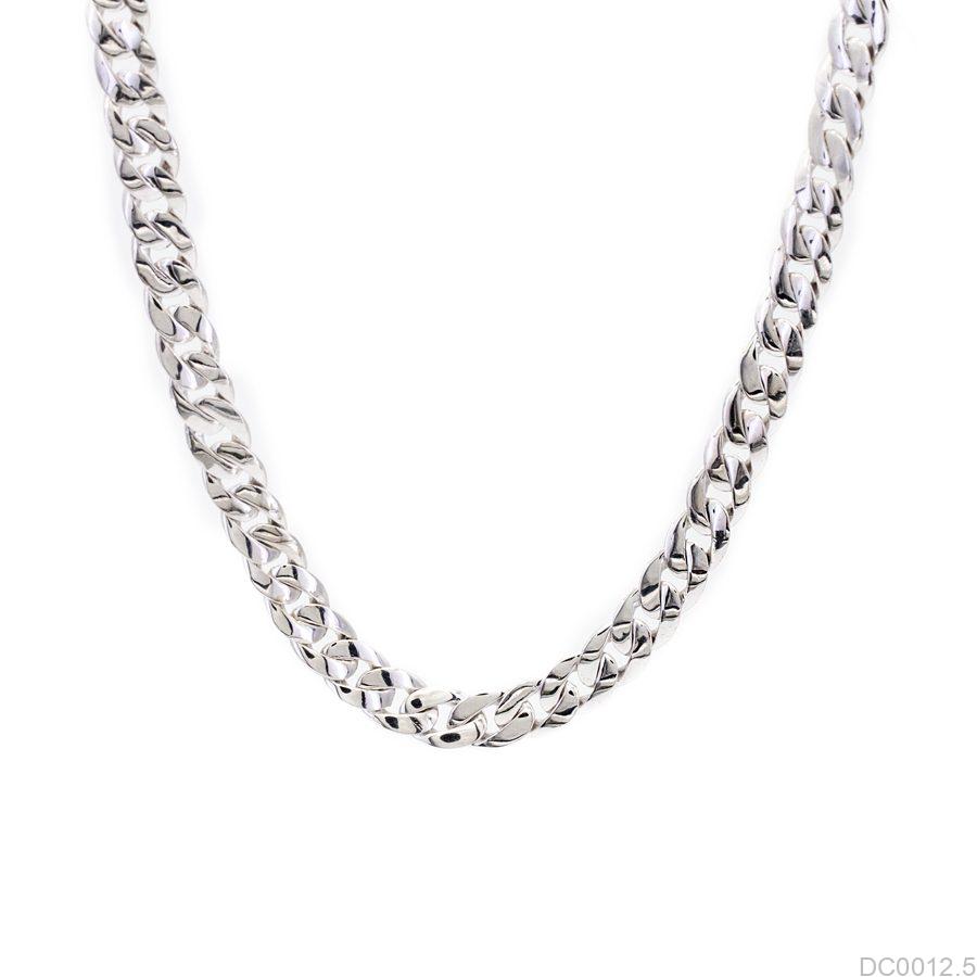 Dây chuyền nam vàng trắng