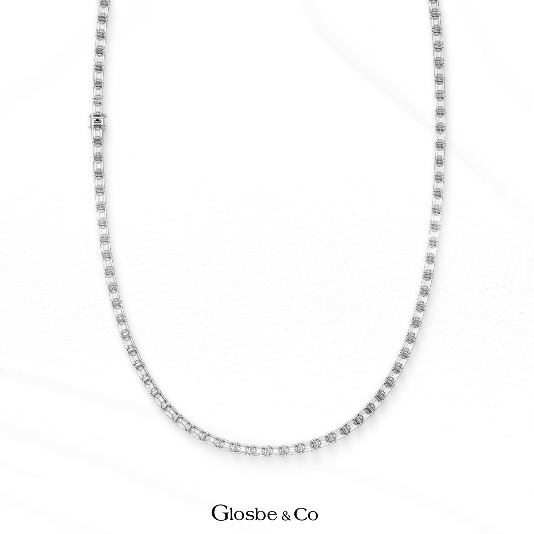 Dây chuyền vàng trắng nam