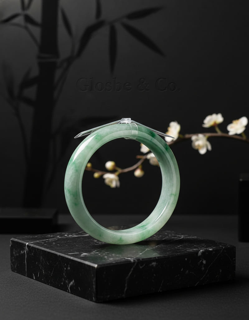 Đeo vòng ngọc cẩm thạch khi ngủ nên ưu tiên chọn kiểu dáng bo tròn nhẵn mịn.
