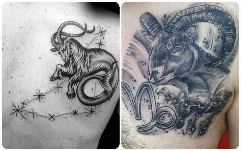 Hìn xăm cung Ma Kết đẹp