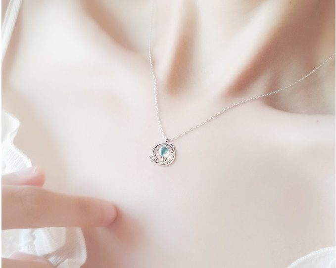 Dây chuyền Blue Beautiful nhẹ nhàng cho bạn nữ