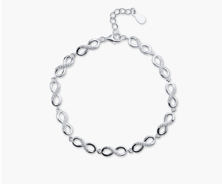 Lắc bạc Infinity Gril