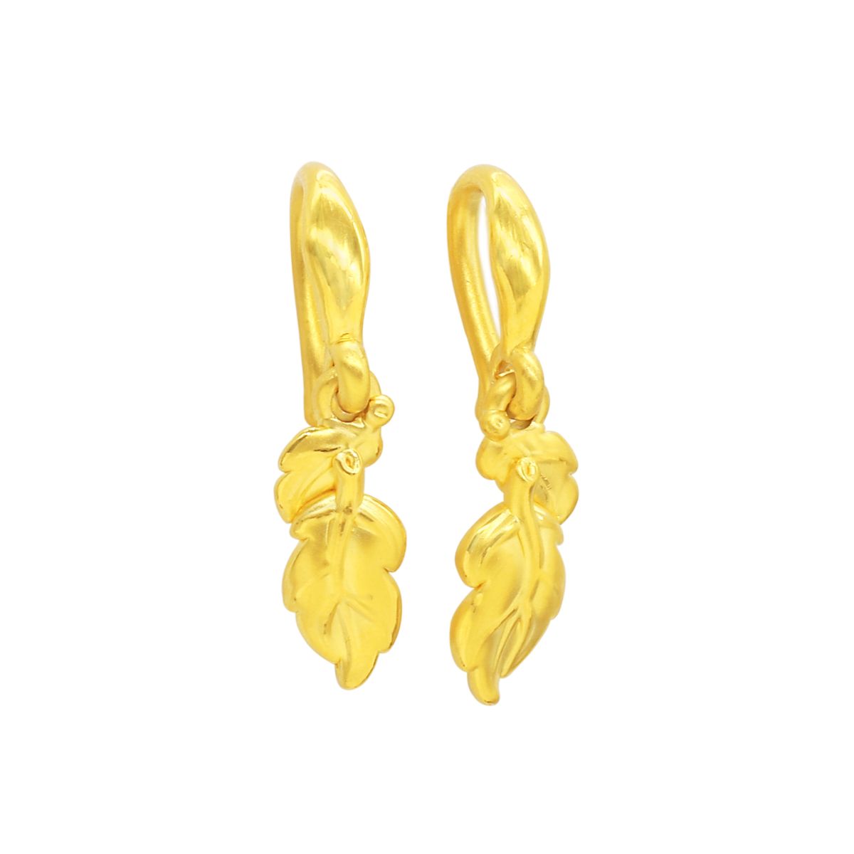 Khuyên tai hình chiếc lá vàng Ta