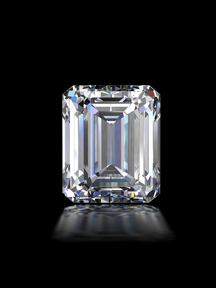 Kim Cương Moissanited Emerald 2x4mm - Kiểm định GRA Glosbe & Co
