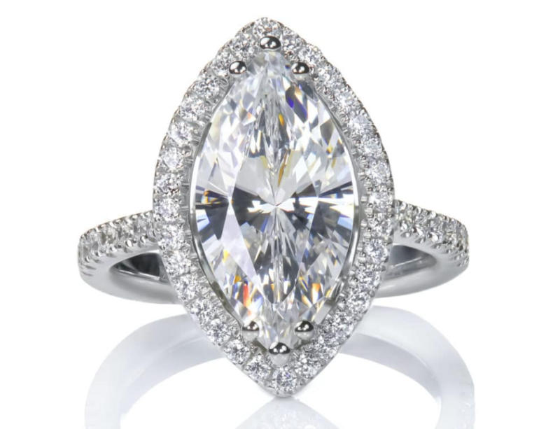 Mẫu kim cương hình Marquise