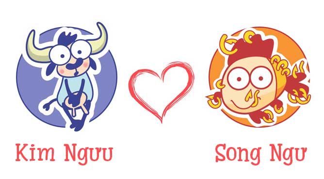 Kim Ngưu hợp với cung Song Ngư