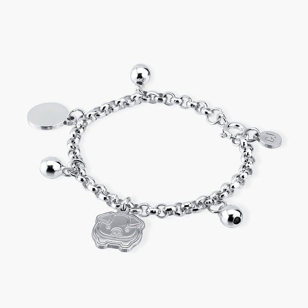 Lắc Bạc Nguyên Chất Có Chuông