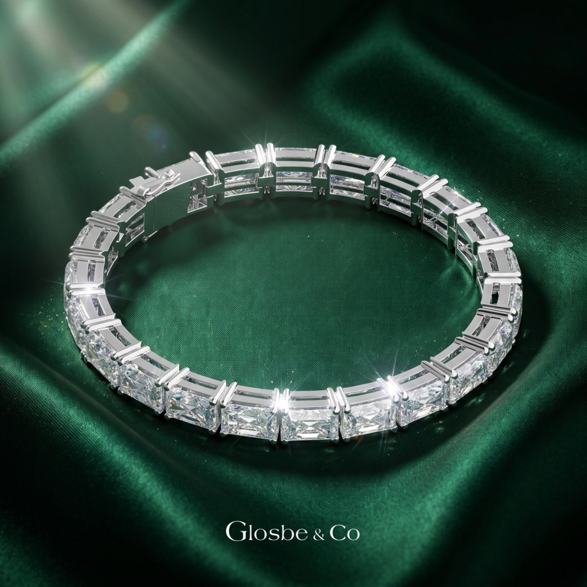 Lắc Tay Tennis Emerald VIP