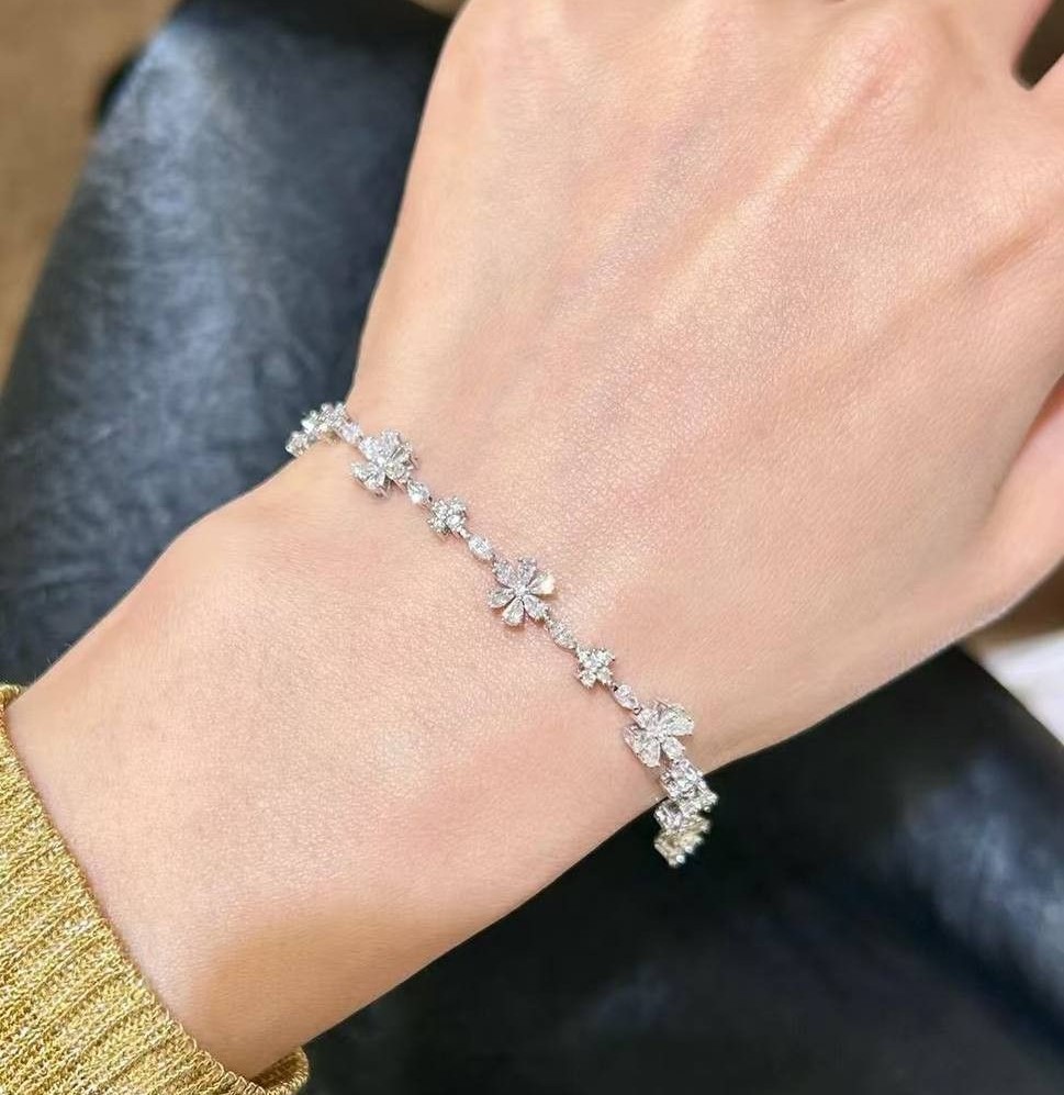 Lắc tay bạc nữ Bạc Ý