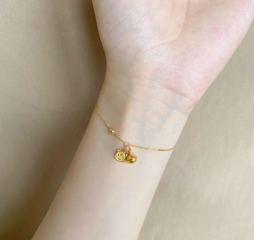 Lắc tay nữ vàng 18k 1 chỉ