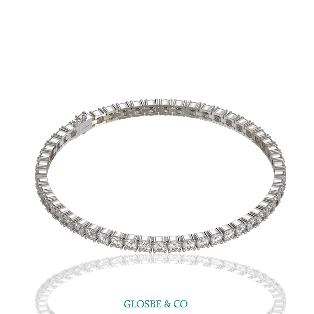 Lắc tay Vàng 18k Moissanite Glosbe & Co