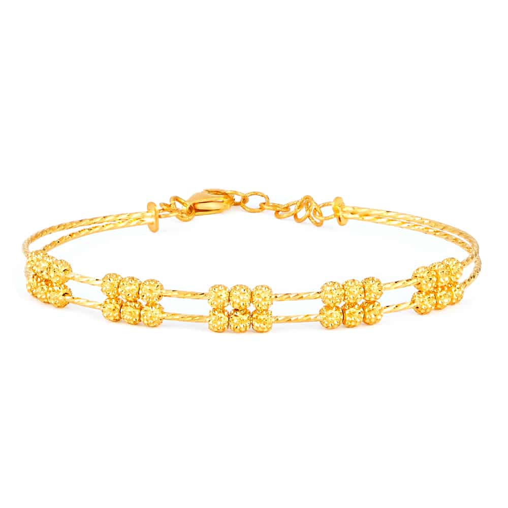 Lắc tay vàng nữ 18k 2 chỉ