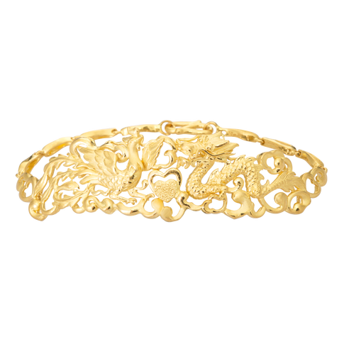 Lắc Tay Vàng 24k Hình Rồng