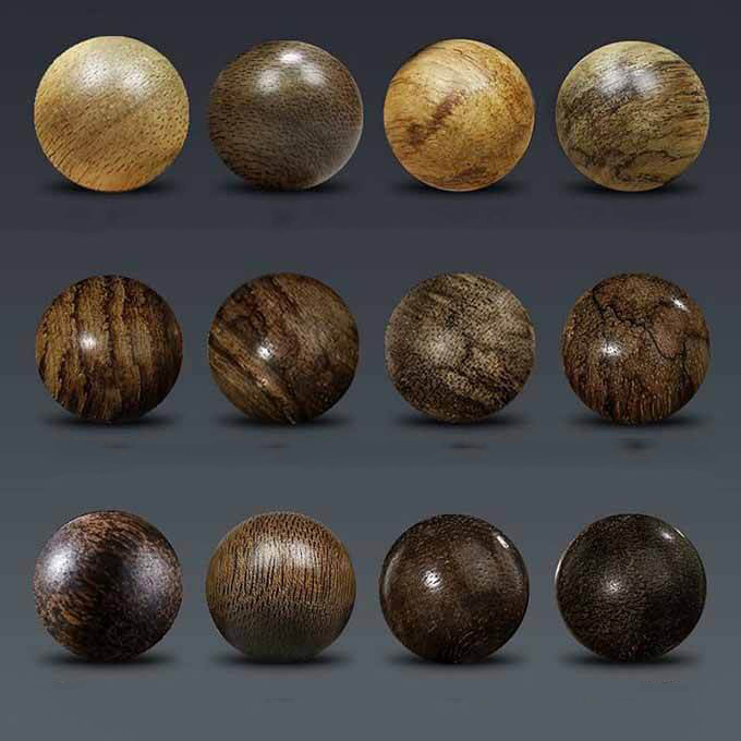 Màu sắc hạt vòng trầm hương