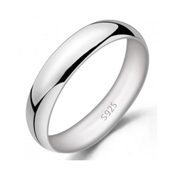 Nhẫn bạc nữ  trơn