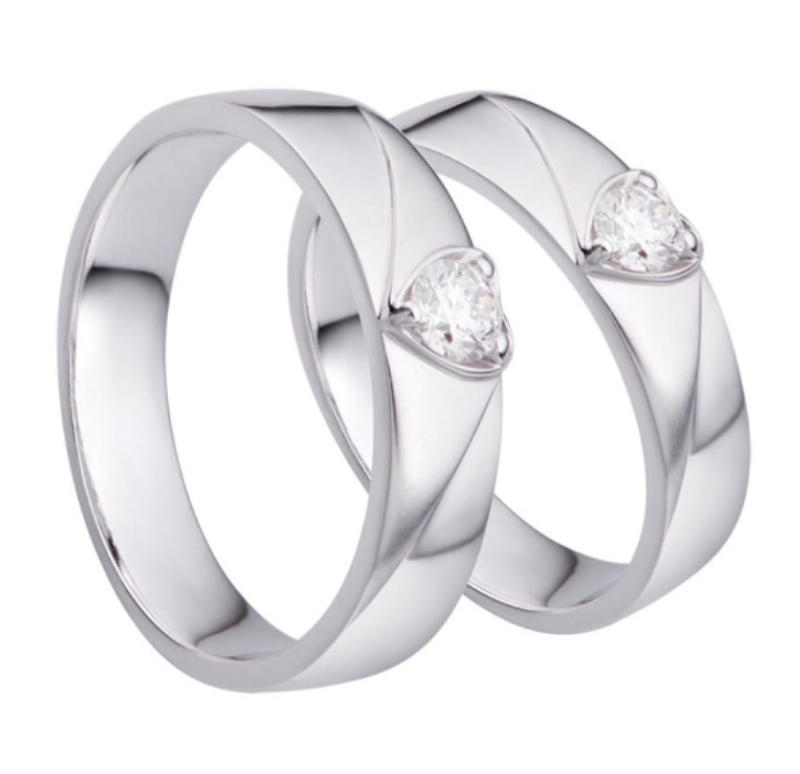 Nhẫn cưới vàng đính kim cương chủ