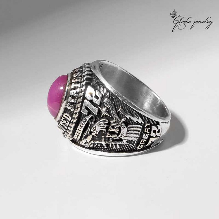 Nhẫn Mỹ chuẩn xưa Ruby sao toát vẻ sang trọng