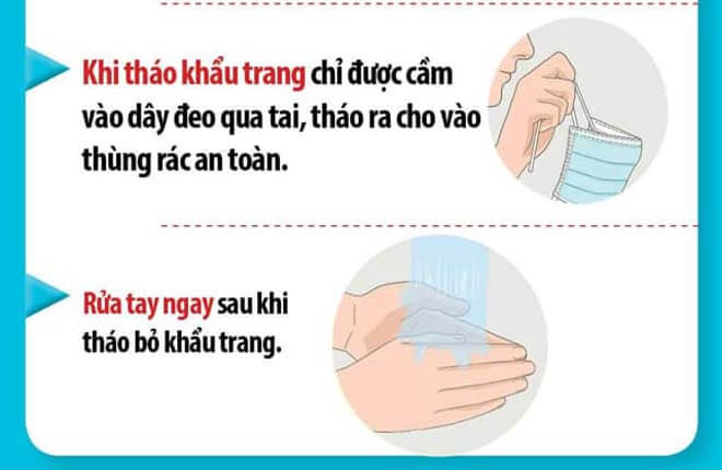 Cách tháo khẩu trang an toàn trong mùa dịch