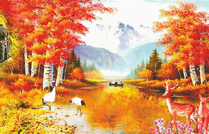 Tranh phong thủy mệnh Hỏa